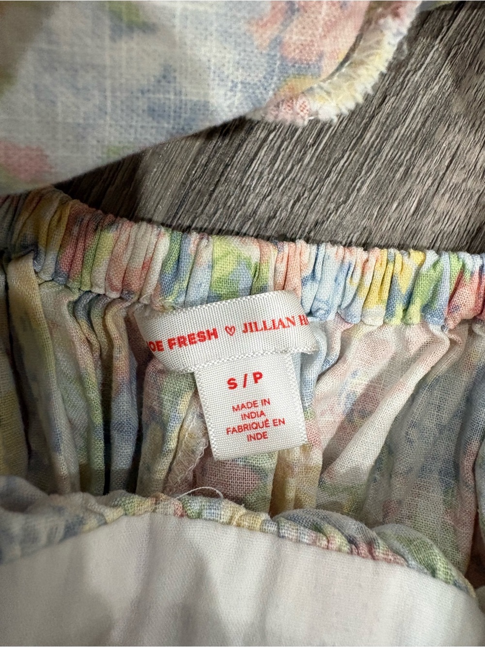 Jillian Harris x Joe Fresh Pastel Floral Puff Sleeve Day Dress Small - Picture 5 of 6